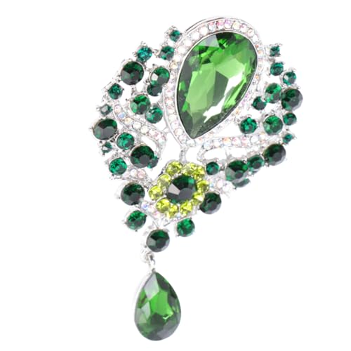 HEALEEP Rhinestone Brosche Legierung und Hängende Dekorative Brosche für Kleidung Schals und Taschen Leicht Glänzend und B von HEALEEP