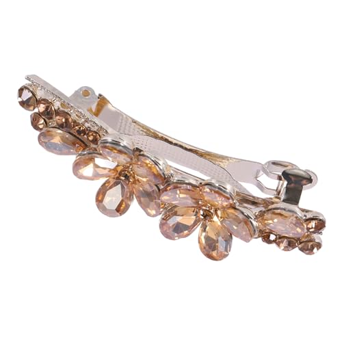 HEALEEP Strass Haarspange für Damen Haarspange mit Strasssteinen Kompakte Haarclip für Hochzeiten Haarschmuck für Abschlussball Robustes und Haaraccessoire von HEALEEP