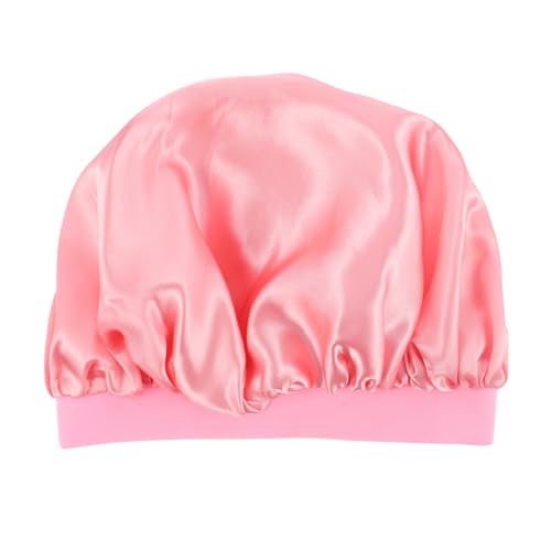HEALEEP Satin Schlafmütze mit Elastischem Rand Seidenähnliche Haarkappe für Damen Schützt Haare vor Knoten und Feuchtigkeitsverlust Atmungsaktiv für Schlaf Make up und Hautpflege zu Hause von HEALEEP