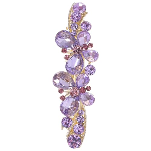 HEALEEP Haarspange Damen Schmetterling Strass Federhaarnadel Modisches Haaraccessoire für Hochzeiten und Frühlingsfrisuren von HEALEEP