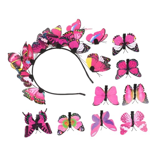 HEALEEP Schmetterlinge Haarreifen Und Schmetterlinge Haarspangen Set Stirnband Für Frauen Kopfstücke Als Haarschmuck Für Party Und Hochzeit HEALEEP Schmetterlinge Haarreifen Und Schmetterlinge Haarspangen Set Stirnband Für Frauen Kopfstücke Als Haarschmuck Für Party Und Hochzeit von HEALEEP
