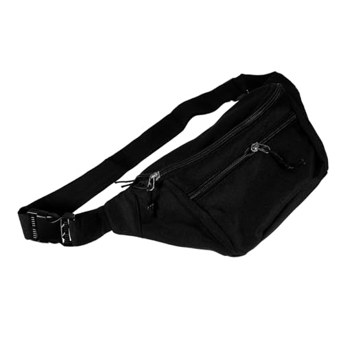 HEALEEP Schwarze Corduroy Crossbody Tasche Damen Vielseitige Kleine Umhängetasche als Brust oder Bauchtasche Praktische Reisetasche mit Reißverschluss für Alltag und Freizeit von HEALEEP