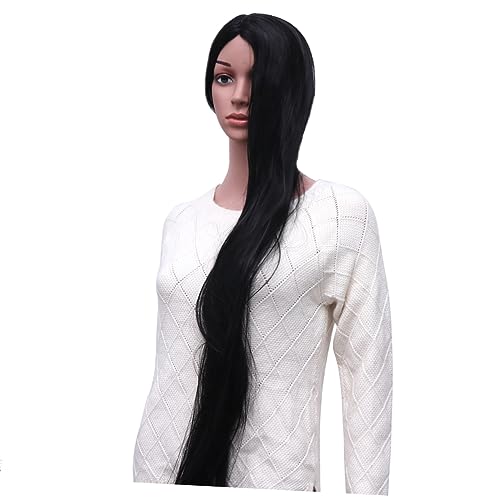 HEALEEP Schwarze Lange Glatte Haarperücke Für Damen Aus Hochwertigem Material Für Cosplay Bühnenauftritte Und Alltag HEALEEP Schwarze Lange Glatte Haarperücke Für Damen Aus Hochwertigem Material Für Cosplay Bühnenauftritte Und Alltag von HEALEEP