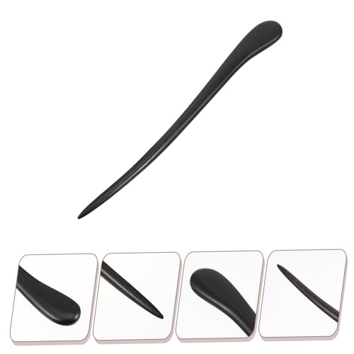 HEALEEP Schwarzer Sandelholz Haarstab Haarschmuck Damen Elegant Leicht und Rutschfest Für Dutt und Festliche Anlässe Geeignet von HEALEEP