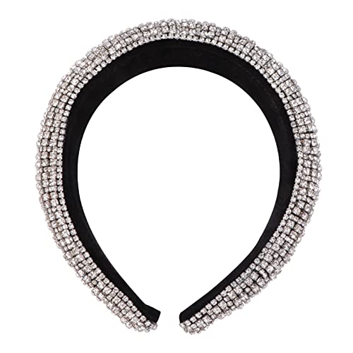 HEALEEP Silbernes Barock- -stirnband Strass-haarbänder -haarreif Langlebiger Kopfschmuck Party-accessoire Für Damen von HEALEEP