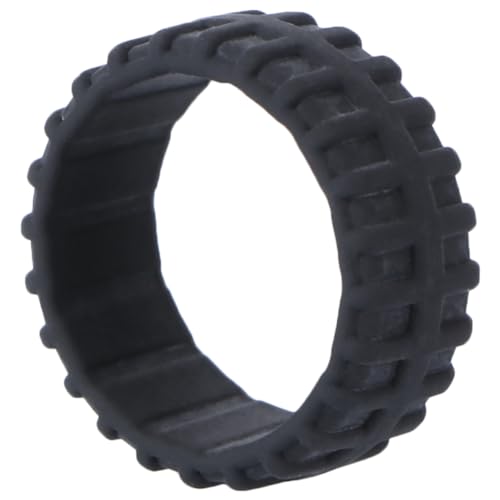 HEALEEP Silikon Ringe im Reifenmuster Atmungsaktive Sport Ringe für Herren und Damen als Hochzeitsring oder zu Weihnachten Schwarz Wasserdichtem Silikon HEALEEP Silikon Ringe im Reifenmuster Atmungsaktive Sport Ringe für Herren und Damen als Hochzeitsring oder zu Weihnachten Schwarz Wasserdichtem Silikon von HEALEEP