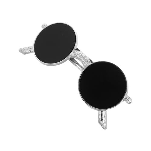 HEALEEP Sonnenbrillen Haarclip aus Metall mit Federclip Kreative Haarspangen Sonnenbrillenform Praktische Haarnadeln für Damen Stylische Haaraccessoires Robust und Langlebig von HEALEEP