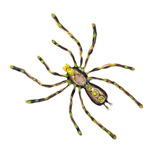 HEALEEP Spider Brosche Damen Modisch Dekorative Anstecknadel für Kleidung Schal Jacke Leichter Legierungsclip Elegant und Langlebig Geschenkidee für Frauen und Freunde von HEALEEP