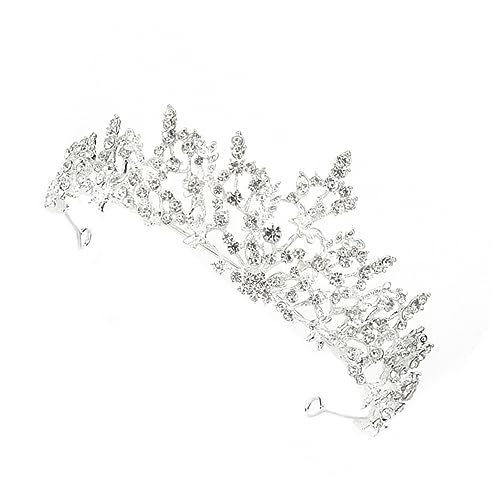 HEALEEP Strass Haarreif Braut Legierungskrone mit Funkelnden Kristallen Leichter Hochzeitsschmuck für Damen Stirnband für Braut und Festliche Anlässe Langlebig und Tragbar von HEALEEP