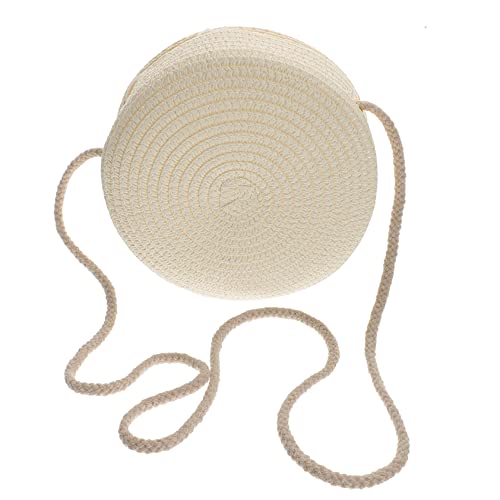 HEALEEP Stroh Umhängetasche Damen Crossbody Tasche aus Premium Stroh Material Leicht Robust mit Reißverschluss als Sommertasche und Strandtasche für Alltag und Urlaub von HEALEEP