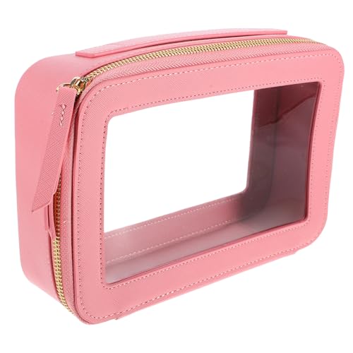 HEALEEP Transparente Kosmetiktasche mit Reißverschluss Leichte Verschleißfeste Make up Aufbewahrungstasche für Reise und Alltag Praktische Kulturbeutel für Damen und Herren Geräumig und von HEALEEP