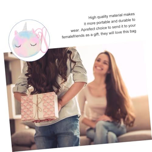 HEALEEP Unicorn Form Schultertasche Bunte Einzigartige Umhängetasche Leicht Tragbare Stylische Tasche für Mädchen und Damen Alltag von HEALEEP