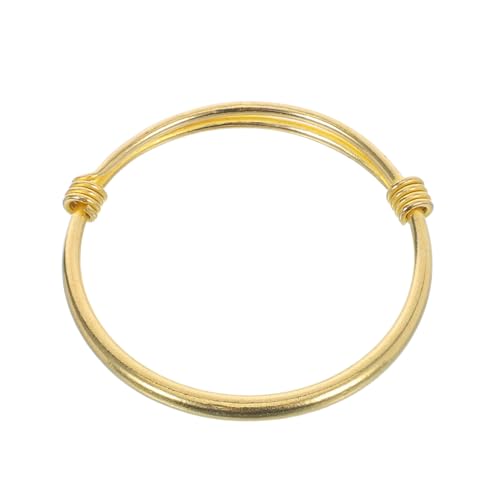 HEALEEP Kupferarmband Push-pull Für Junge Mädchen Verstellbarer Armreif Goldfarben Modischer Schmuck Für Alltag Und Geschenke von HEALEEP