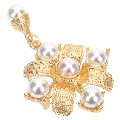 HEALEEP Vintage Barockperlen Brosche für Frauen Elegantes Kleidungsaccessoire mit Feiner Verarbeitung und Chic Design für Wintermäntel und Festliche Anlässe von HEALEEP