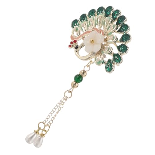 HEALEEP Vintage Brosche mit Perlen und Quasten Strass Brosche Anstecknadel für Hochzeiten Brautmode Kragen oder Reverspin für Kleider und Mäntel von HEALEEP