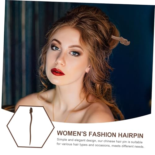 HEALEEP Vintage Haarschmuck Damen Grünes Sandelholz Haarnadel Dragon Head Haarstab Haarklammer für Dutt Styling für Frauen Mädchen Alltag Hochzeit von HEALEEP