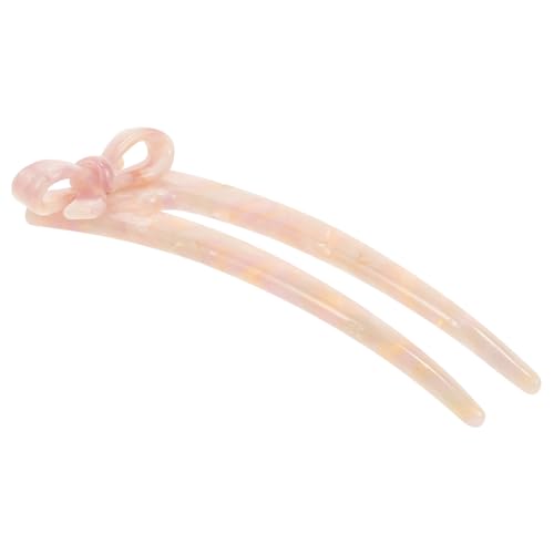 HEALEEP Vintage U Förmige Haarnadel mit Schleifen Dekor Eleganter Retro Haarknoten Haarschmuck für Damen Komfortabel und Fest Haltend Vielseitig Einsetzbar für Party und Alltag Modisches von HEALEEP