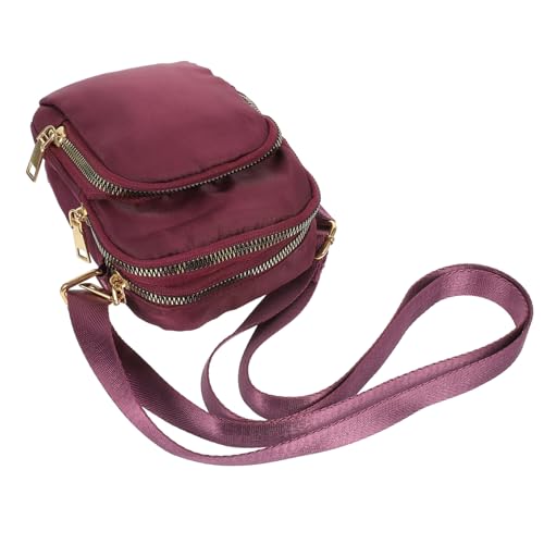 HEALEEP Wasserdichte Damen Crossbody Handytasche aus Strapazierfähigem Nylon Leichte Mini Schultertasche für Alltag Reisen Einkaufen Praktische Umhängetasche mit Robustem Metallverschluss von HEALEEP