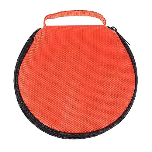 HEALLILY Tragbare CD-Aufbewahrungstasche mit großer Kapazität für das Auto mit Oxford-Tuch, verschleißfestes, stoßfestes Design, um mehrere DVDs zu schützen und Kratzer zu verhindern von HEALLILY