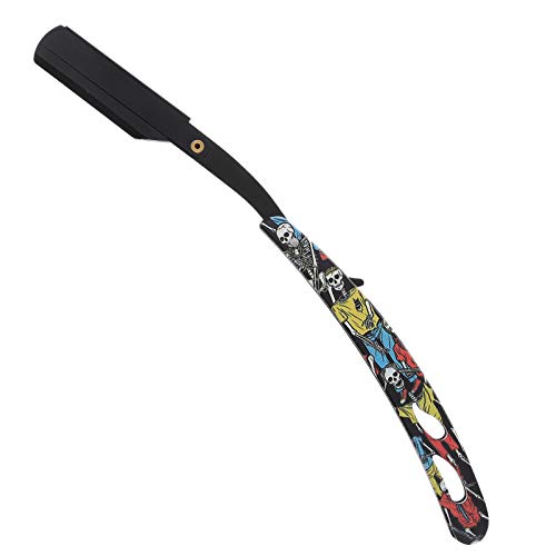 Hair Styling Rasiermesser Edelstahl Klapp Ausdünnung Texturierung Barber Razor Manuelle Rasierer für Barbershop Friseur Versorgung Schwarz von HEALLILY