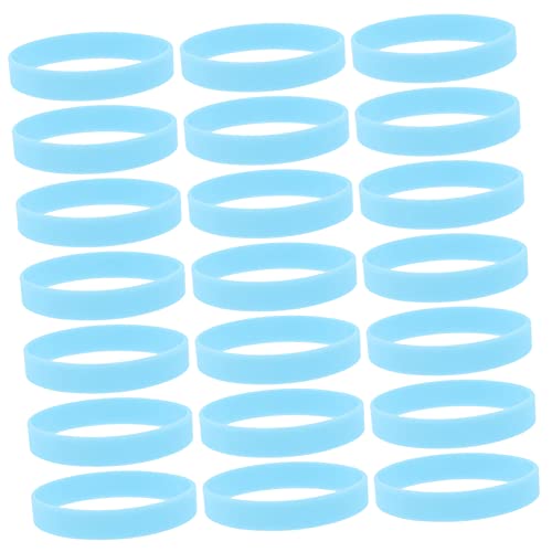 HEALSOPTHY Leuchtende Silikonarmbänder 100 Stück Für Kinder Und Erwachsene Neon Armbänder Im Dunkeln Partyzubehör Für Halloween Und Geburtstagsfeiern Flexibles Material Einfach von HEALSOPTHY