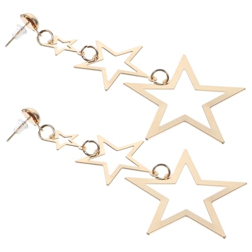 HEALSOPTHY 1Paar Ohrringe mit Einzigartigem Mehrlagigem Stern Design Elegante Ohrhänger für Damen Vielseitig Tragbar für Verschiedene Anlässe Bequem und Langlebig HEALSOPTHY 1Paar Ohrringe mit Einzigartigem Mehrlagigem Stern Design Elegante Ohrhänger für Damen Vielseitig Tragbar für Verschiedene Anlässe Bequem und Langlebig von HEALSOPTHY