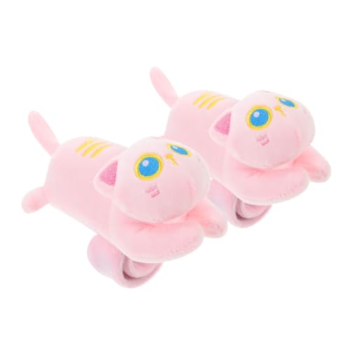 HEALSOPTHY 2 Stück Slap Armbänder Süße Katzen Handgelenk Spielzeuge Partys und Aus Weichem Leicht und Bequem von HEALSOPTHY