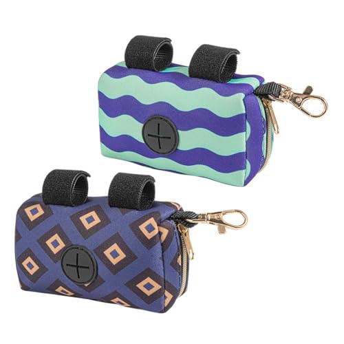 HEALSOPTHY 2 Stück Teiliges Tragbares Windelbeutelspender für Unterwegs Praktischer Outdoor Windelsackspender zum Aufhängen Am Kinderwagen Hygienische Aufbewahrung für Windelbeutel von HEALSOPTHY