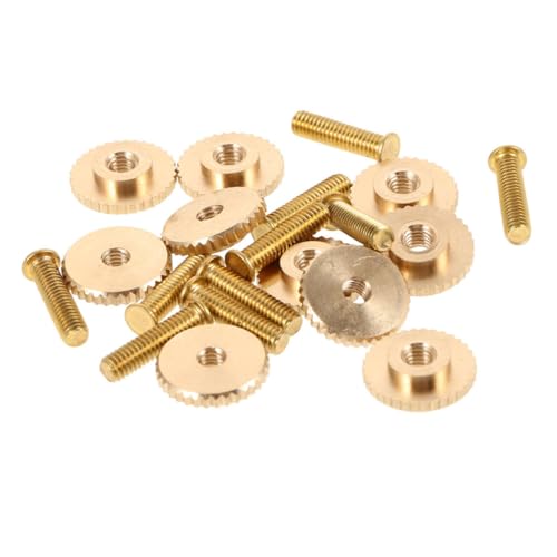 HEALSOPTHY 20 Stück Teiliges Schraubverschluss Sicherheitsnadeln für Anstecker Wiederverwendbare Pin Clutch Verschlüsse mit Sicherer Befestigung Kompatibel für Broschen und Bastelarbeiten von HEALSOPTHY