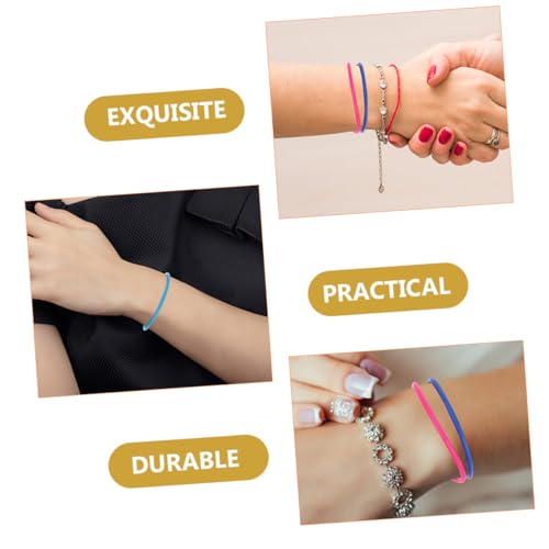 HEALSOPTHY 20 Stück Teiliges Verstellbares Silikonarmband Bunten Farben Dehnbar und Flexibel Dekorative Jelly Wristbands für DIY Party Festival Freundschaftsgeschenk Geeignet von HEALSOPTHY