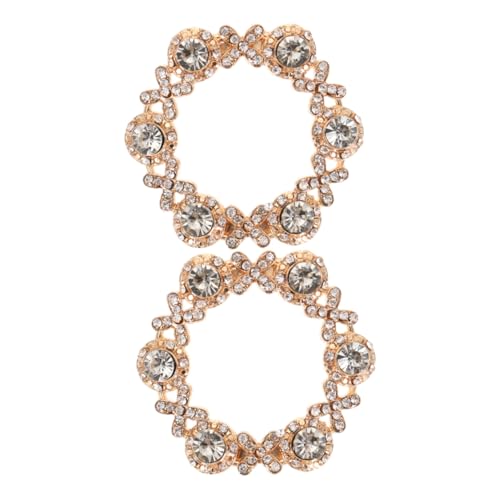 HEALSOPTHY 2stücke Strass Schuhschnallen Für Damen Dekorative Schuhclips Mit Glitzer Zum Anklipsen Schuhaccessoires Für High Heels Hochzeiten Und Besondere Anlässe von HEALSOPTHY