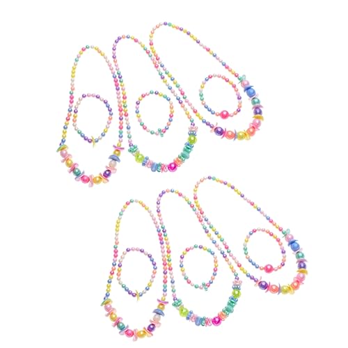 HEALSOPTHY 3 Sätze Schmuckset Teiliges Set mit Bunten und Armbändern Kreativer Schmuck zur Dekoration Zufällige Farben für Jungen Anlässe und Mitgebsel Zufällige Farbe von HEALSOPTHY