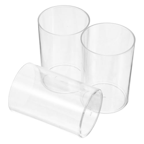 HEALSOPTHY 3stücke Transparenter Acryl Stift Und Bleistifthalter Aufbewahrungsbox Für Schreibtisch Büro Und Schule Organizer Für Make-up-Pinsel Und Schreibwaren Geräumig Und Vielseitig Einset von HEALSOPTHY