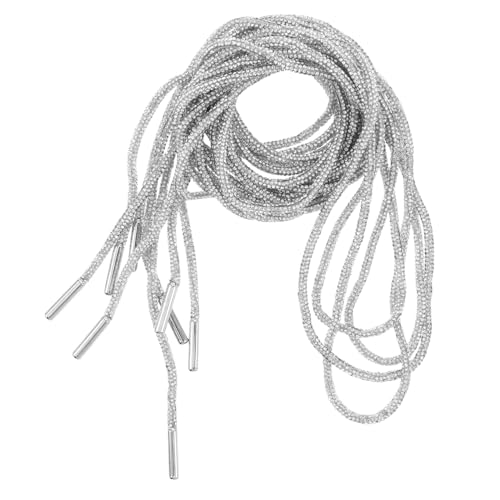 HEALSOPTHY 4stücke Strass-schnürsenkel Für Damen Glitzernde Schuhdekoration Dekorative Schuhschmuck Ersatz Für Hoodie-schnürsenkel Schnelle Installation Leicht Und Praktisch Für von HEALSOPTHY