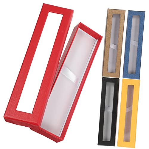 HEALSOPTHY 5Stücke Teiliges für Füller und Kugelschreiber Transparenter Organizer mit Sichtfenster Eleganter Stiftaufbewahrung für Geburtstagsgeschenke und Schreibwaren HEALSOPTHY 5Stücke Teiliges für Füller und Kugelschreiber Transparenter Organizer mit Sichtfenster Eleganter Stiftaufbewahrung für Geburtstagsgeschenke und Schreibwaren von HEALSOPTHY