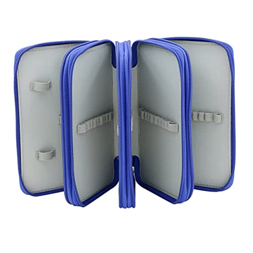 HEALSOPTHY Federmäppchen Mit Fächern Stiftehalter-Organizer Stiftetasche Aus Nylon Für Schule Kunst Büro Und Reisen Mit Fach Für Radiergummi von HEALSOPTHY