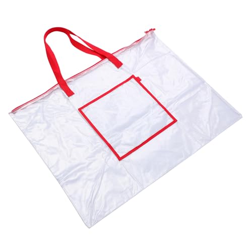 HEALSOPTHY Große Aufbewahrungstasche mit Reißverschluss und Tragegriff Robuste Poster und Pinnwandtasche für Lehrer Künstler und Studenten Wetterfester Schutz für Zeichen und Messwerkzeuge von HEALSOPTHY