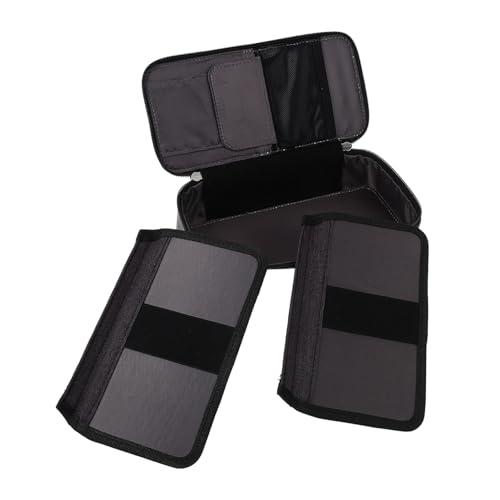 HEALSOPTHY Großes Langlebiges Federmäppchen mit Doppeltem Fach Multifunktionale Stifttasche für Schule und Büro Große Kapazität zur Ordentlichen Aufbewahrung von Schreibwaren und Karten von HEALSOPTHY