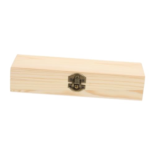 HEALSOPTHY Holz Stiftebox Aufbewahrungsbox für Stifte und Schreibwaren Natürliche Holzoptik Praktische DIY Stationery Holder Multifunktionaler Pencil Storage Container für und Familie von HEALSOPTHY