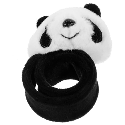 HEALSOPTHY Kuscheliges Panda Slap Armband Plüsch Tierisches Schnapp Armband Partygeschenk Partyzubehör Wristband für Geburtstagsfeiern und Kinderveranstaltungen von HEALSOPTHY