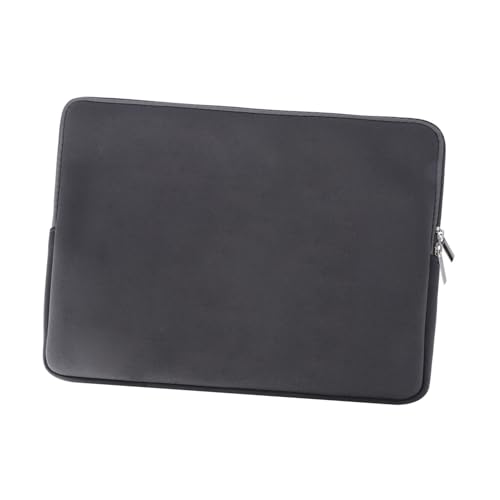 HEALSOPTHY Laptop Sleeve Schutzhülle für Stoßdämpfende Innentasche mit Atmungsaktivem Innenfutter Reißverschlussgesichert Dunkelgrau Kompatibel für Apple Notebook von HEALSOPTHY