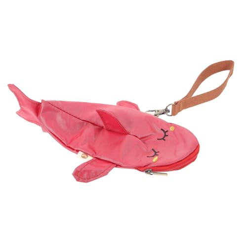 HEALSOPTHY Lustiges Federmäppchen Fischform Oxford Langlebig Robust Stifttasche für Schüler Jungen Mädchen Schreibwaren Organizer von HEALSOPTHY