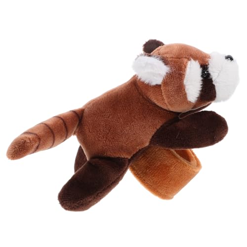 HEALSOPTHY Plüsch Kleiner Waschbär Schnapparmband Kuscheliges Party Armband für Kindergeburtstag Tiermotto Weiches Handgelenksband von HEALSOPTHY