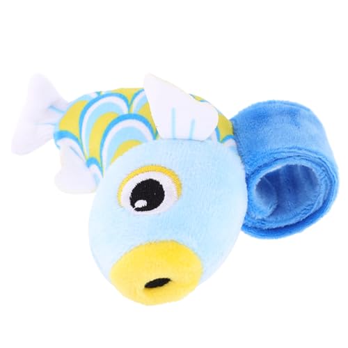 HEALSOPTHY Plüsch Schnapparmband und Erwachsene Weiches Karpfen Design Niedliches Kuscheltier Armband Geeignet für Bühnenauftritte und Kindergarten Dekoration Langlebiges Stoffmaterial von HEALSOPTHY