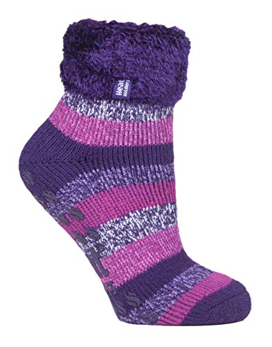 HEAT HOLDERS - 1 Paar Bettsocken Damen Stoppersocken abs antirutsch kuschelsocken socken in 8 farbig 37-42 eur (HHL20) von HEAT HOLDERS