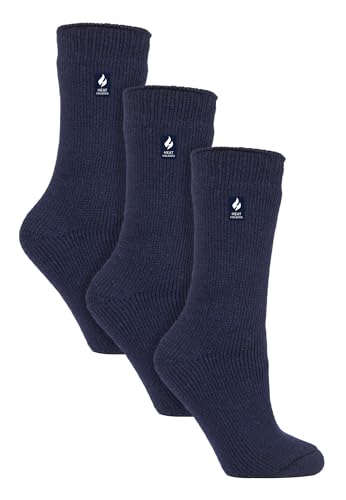 HEAT HOLDERS - 3er Pack Multipack Damen Winter Extra Warm Thermosocken (37-42, Indigo) von HEAT HOLDERS