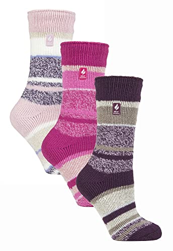 HEAT HOLDERS - 3er Pack Multipack Damen Winter Extra Warm Thermosocken (37-42, Provence) von HEAT HOLDERS