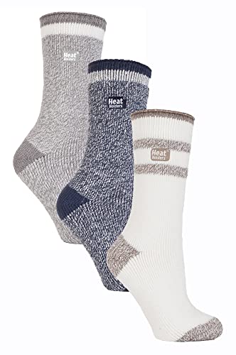 HEAT HOLDERS - 3er Pack Multipack Damen Winter Extra Warm Thermosocken (37-42, Twist H & T) von HEAT HOLDERS