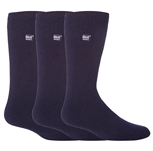 HEAT HOLDERS - 3er Pack Multipack Herren Winter Extra Warm Thermosocken (39-45, Marine) von HEAT HOLDERS