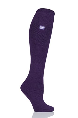 HEAT HOLDERS Damen 1 Paar 1.6 TOG Lite Knie High Socks Lila 4-8 von HEAT HOLDERS